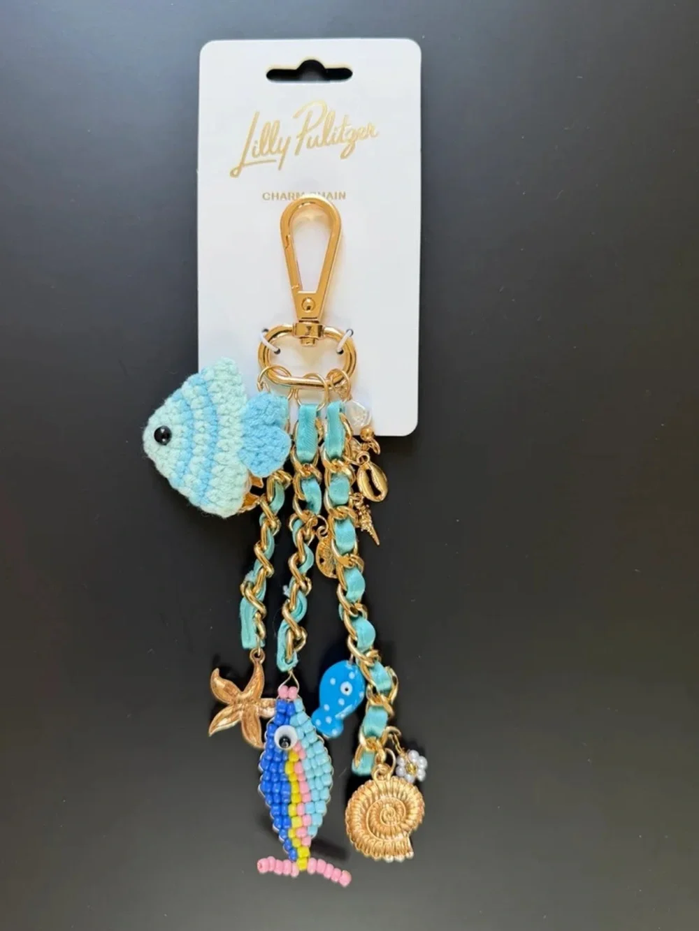 NWT Lilly Pulitzer Sea Life Bag Charm